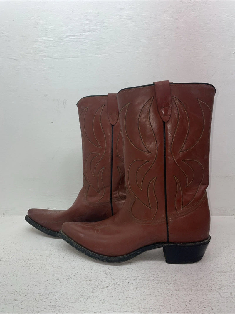New Men’s Brown Rodeo Cowboy Boots. 5044 8.5 8 1/2 D. 3-125