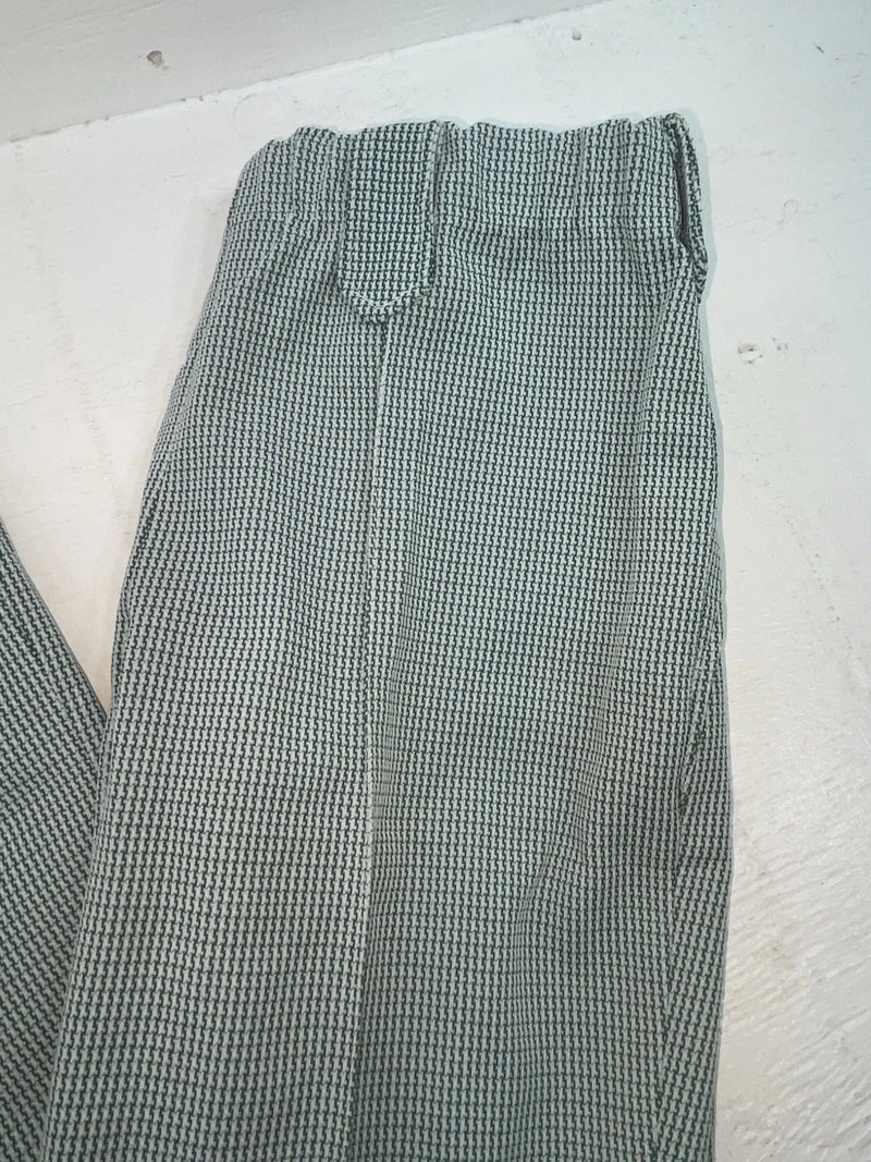 New Vintage Green Checkered Dickson Jenkins Polyester Pants #535 3A-20