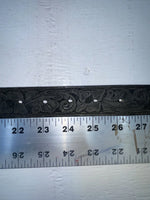 New Black Genuine Leather M & F Tooled 24” Belt #3010201 NN-80