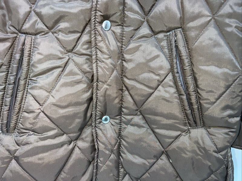 New Women’s Brown Western Fashion Puffer Jacket 14 RR-17