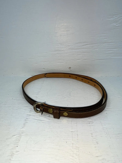 New Brown Genuine Leather Circle Y 34” Belt #9370S JJ-72