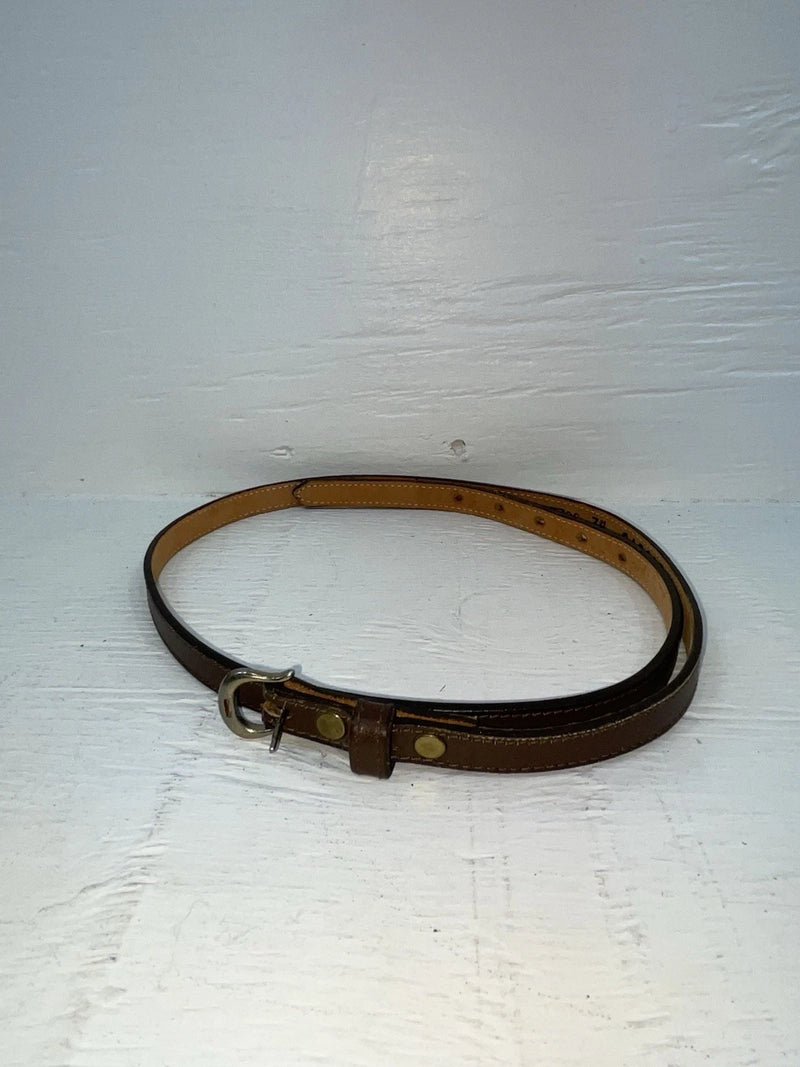 New Brown Genuine Leather Circle Y 34” Belt #9370S JJ-72