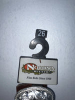New Brown Genuine Leather Nocona Tooled 26” Belt #2420002 Z-42