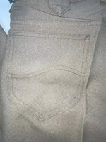 New Vintage Beige Lee Polyester Pants #2032624 OO-45