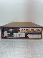 New Kids Black Lace Up American West Cowboy Boots. 2120 13.5 13 1/2 D. 23-74