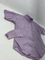 New Women’s Purple EQUISTAR Short Sleeve English Riding Shirt. 42 G-32