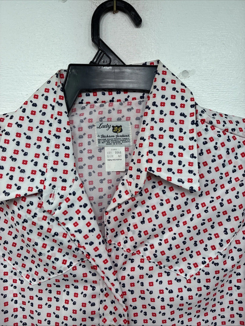 New Women’s Dickson Jenkins designed Long Sleeve Pearl Snap Size 40 MM-21