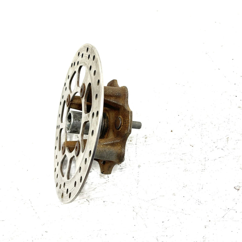 2002 Suzuki Quadrunner 500 4x4 OEM Front Wheel Hub W/Rotor 54110-09F11 AS37