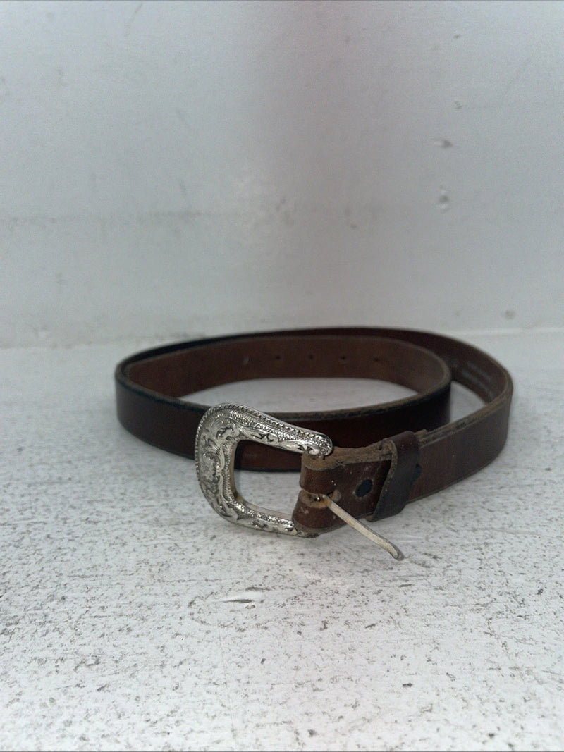 New Brown Genuine Leather 34” Belt #5790-28 Z-32
