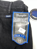 New Women’s Black Bareback Slim Fit Wrangler Jeans. 11x36 H-14