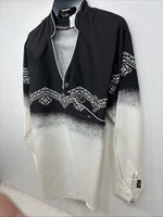New Women’s Brooks & Dunn Black White Long Sleeve Button Up Size Small TT-64