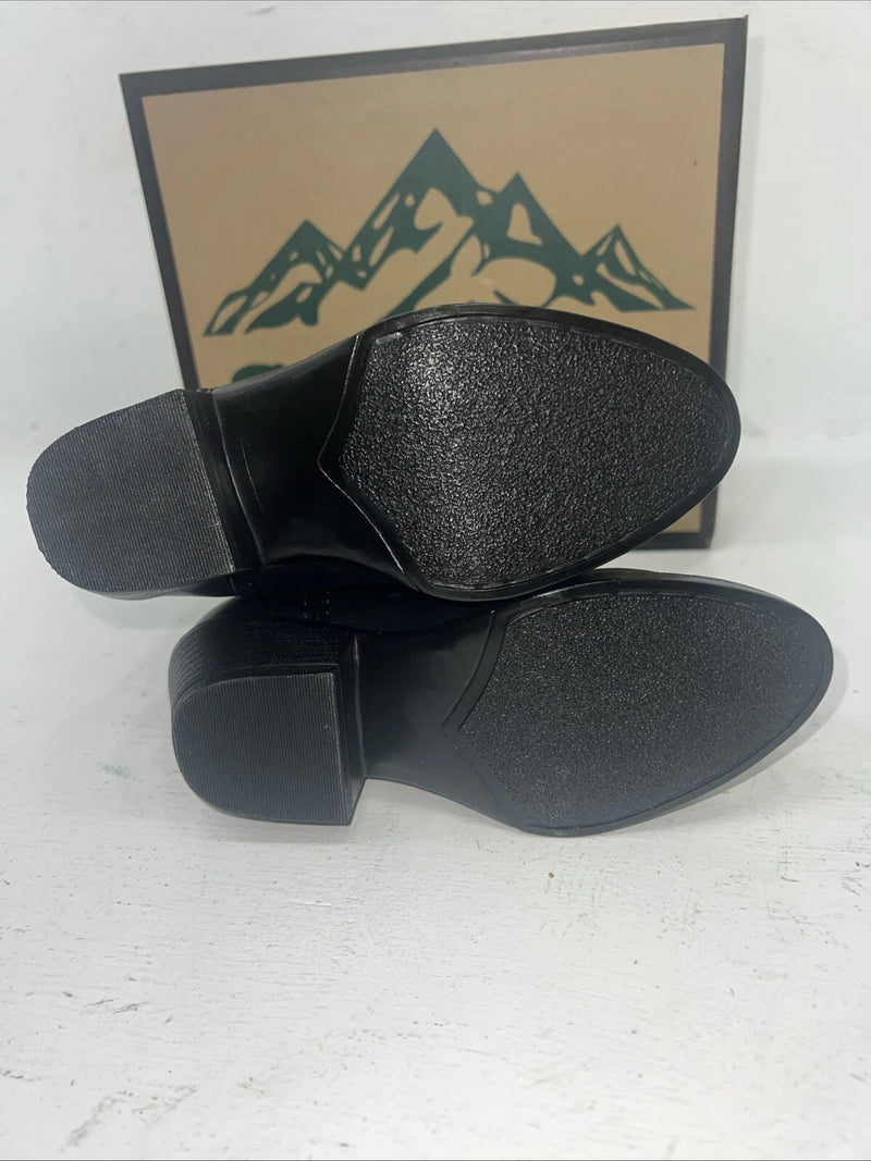 New Children’s Black Smoky Mountain Cowboy Boots. 1032BC 11.5 11 1/2 D. 24-81