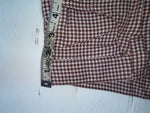 New Vintage Red And White Checkered Lee Polyester Pants #2600362 SS-84