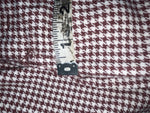 New Vintage Red And White Checkered Lee Polyester Pants #2600362 SS-84