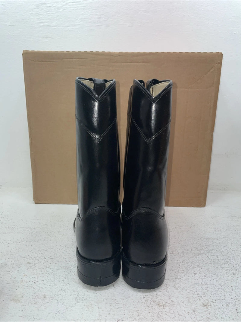 New Men’s Black Westex Cowboy Boots. 1566604 8.5 8 1/2 D. 3-86