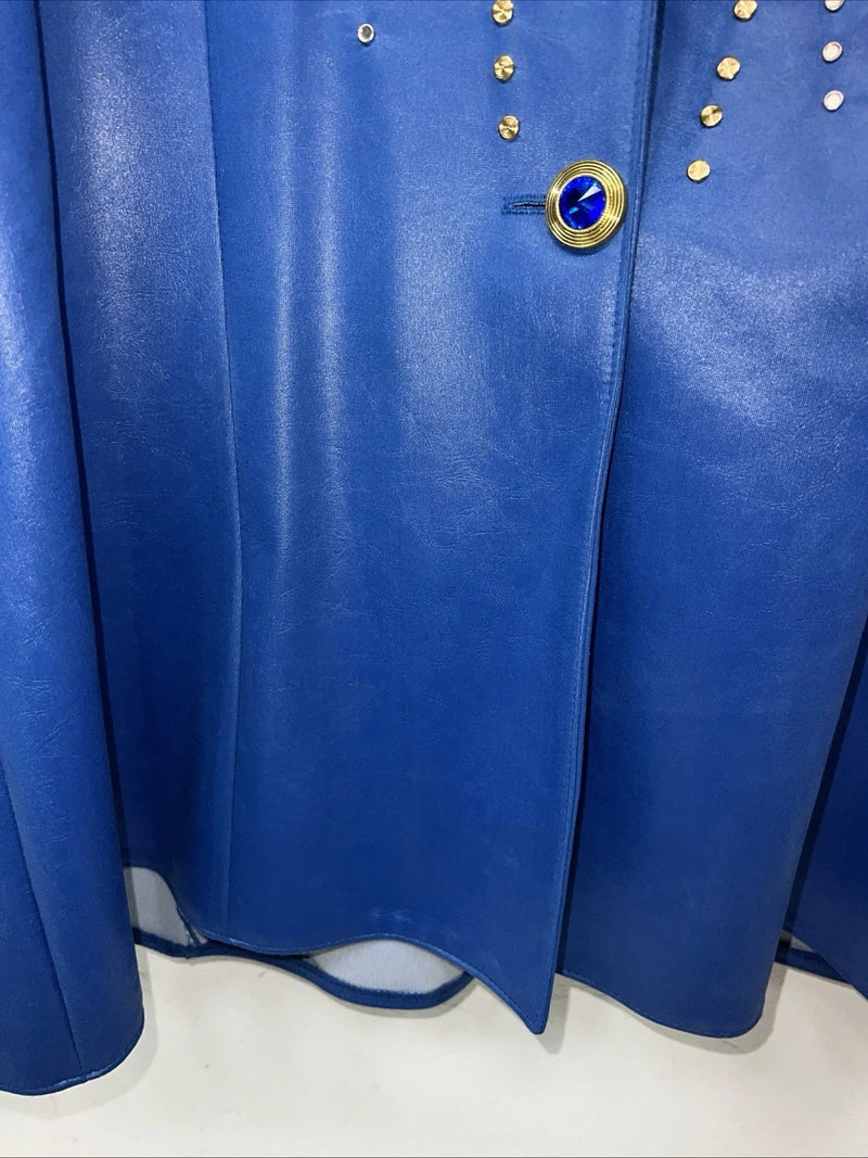 New Women’s Blue 1849 Authentic Ranchwear Small Western Show Jacket UU-70