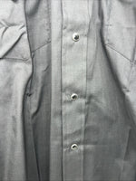 New Men’s Black Champion Western Pearl Snap Long Sleeve Shirt 15.5x34 M I-43