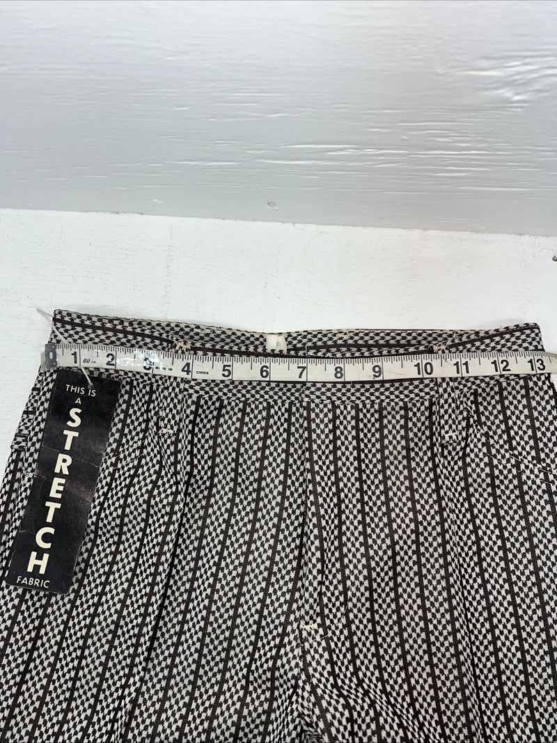 New Vintage Panhandle Slim Brown White Checkered Pants #8042 NN-148