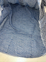 New Men’s Blue Pearl Snap Miller Long Sleeve Shirt. 15.5x33 M I-45