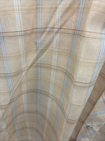 New Men’s ELY Cattleman Orange Plaid Short Sleeve Pearl Snap Large X-61