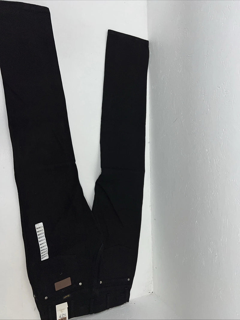 New Men’s Black Wrangler Cowboy Cut Denim Jeans. 11x36 J-5