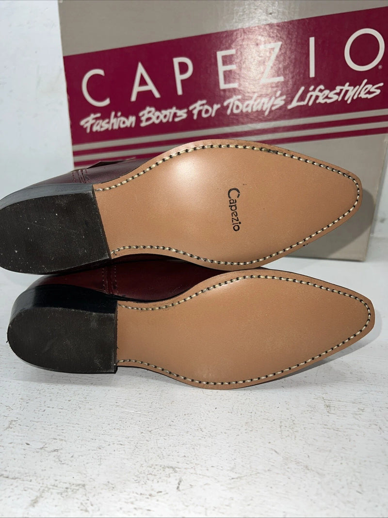 New Woman’s Wine Capezio Cowboy Boots. L 553 6.5 6 1/2 M. 19-129