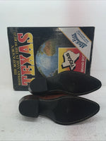 New Men’s Brown Texas Brand Cowboy Boots. M 374 9 D. 3-74