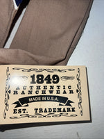 New Women’s 1849 Authentic Ranchwear Blue Tan Western Show Shirt XL #2720 UU-27