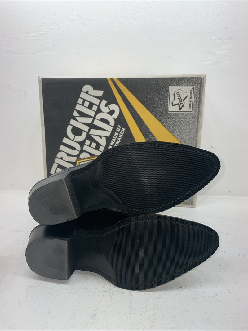 New Men’s Black Texas Brand Cowboy Boots. 7650 10 E E. 6-91