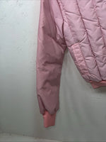 New Women’s Comfy Pink puffer Jacket Size 12 #05704 QQ-15 