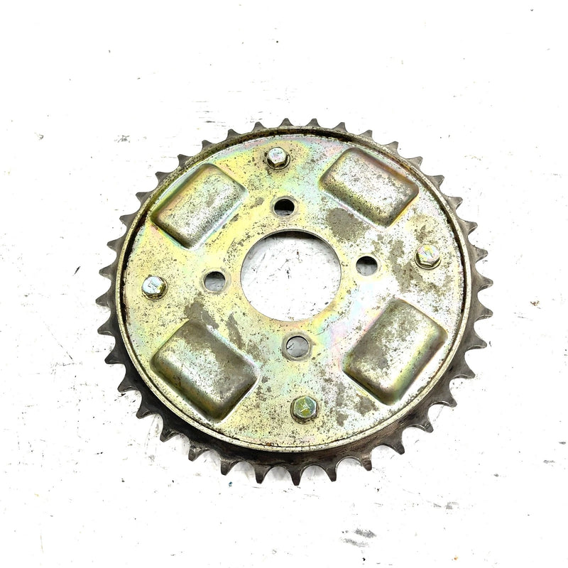 84-87 Suzuki Quadrunner 185 OEM 38T Rear Sprocket W/Plates 64413-24401 AS0