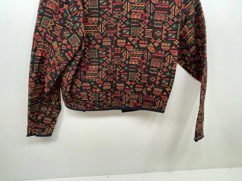 New Women’s Red Crazy Cowgirl Long Sleeve Shirt M #ccj74 3B-91