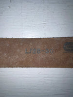 New Brown Genuine Leather Chambers Tooled 28” Belt #WY544 JJ-105