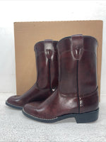 New Youth Cherry Black Texas Brand Cowboy Boots. 3008 4 D. 22-100