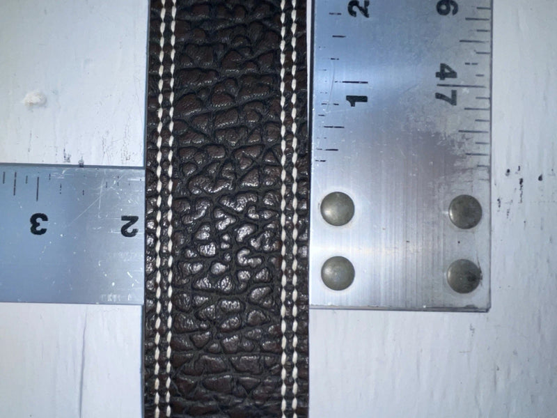 New Black Genuine Leather Tex Tan Tooled 30” Belt #955 NN-4