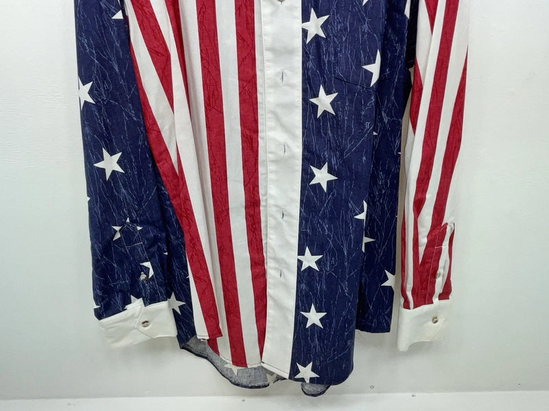 New Men’s American Cowboy Threads Long Sleeve Button Up Shirt M 3B-47