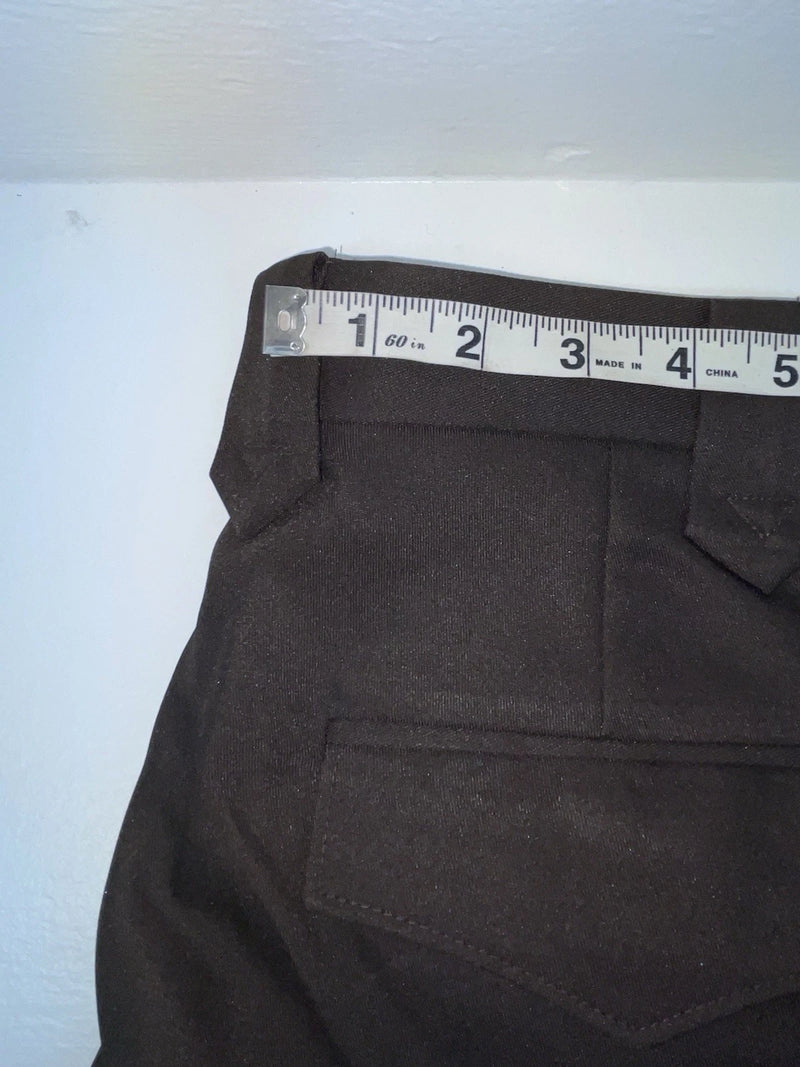 New Vintage Brown Circle S Polyester Pants #CP4793 3B-11