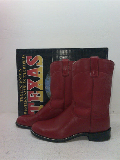New Men’s Red Texas Brand Cowboy Boots. 8803 9.5 9 1/2 D. 5-43