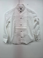 New Kids ELY Tuxedo White Long Sleeve Button Up Size Small 6-8 YY-27
