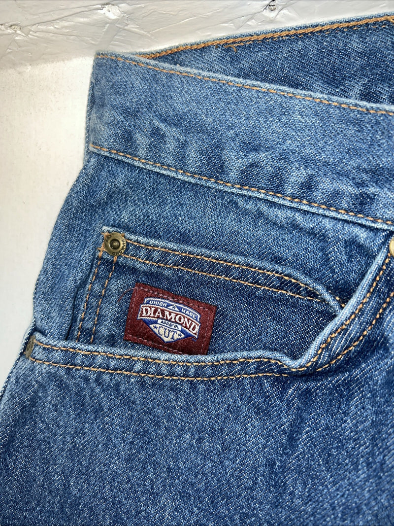 New Women’s Diamond Cut Regular Fit Denim Jeans. 6x34 N-14