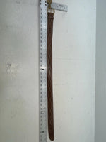 New Brown Genuine Leather Tex Tan Stitched 30” Belt #736H NN-8