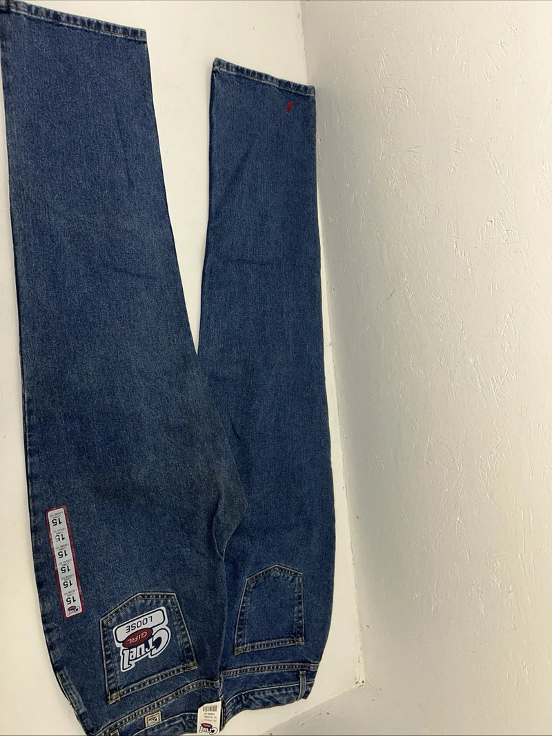 New Women’s Cruel Girl Loose Fit Denim Jeans. 15 Long K-1
