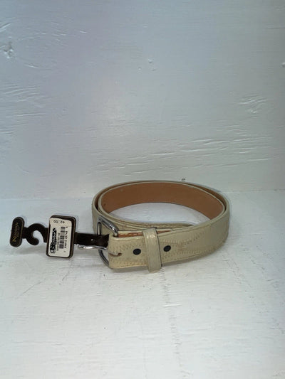 New Tan Genuine Leather Nocona Stitched 42” Belt #16108130 JJ-92