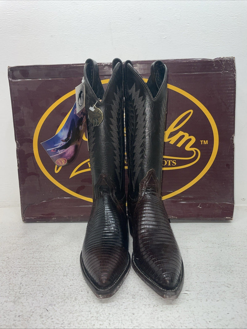 New Youth Brown J Chisholm Cowboy Boots. 851 5 M. 2-110