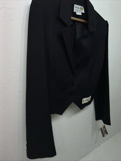 New Women’s Black Dickson Jenkins Short Jacket 14 #7911 WW-80