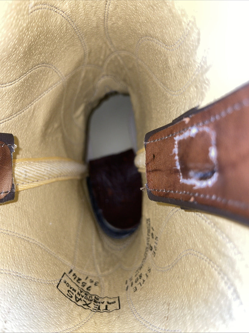 New Men’s Brown Texas Brand Cowboy Boots. 8011 10 D. 7-36