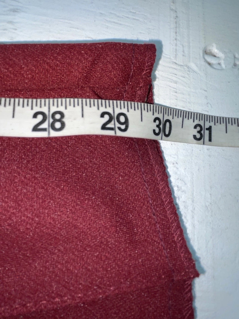 New Vintage Red Fenton Westerns Polyester Pants #310 3A-91