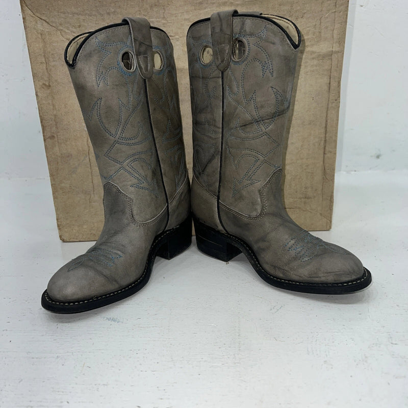 New Children’s Gray Texas Brand Boots. C192 11.5 11 1/2 D. 24-103