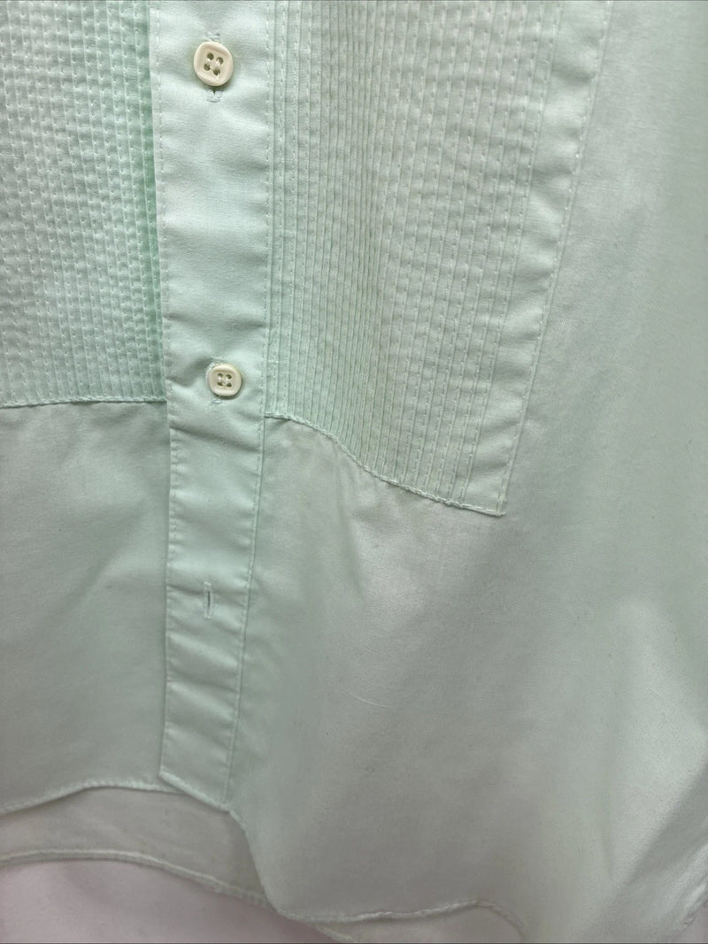 New Wayne Scott Green Long Sleeve Button Up English Shirt Small LL-69