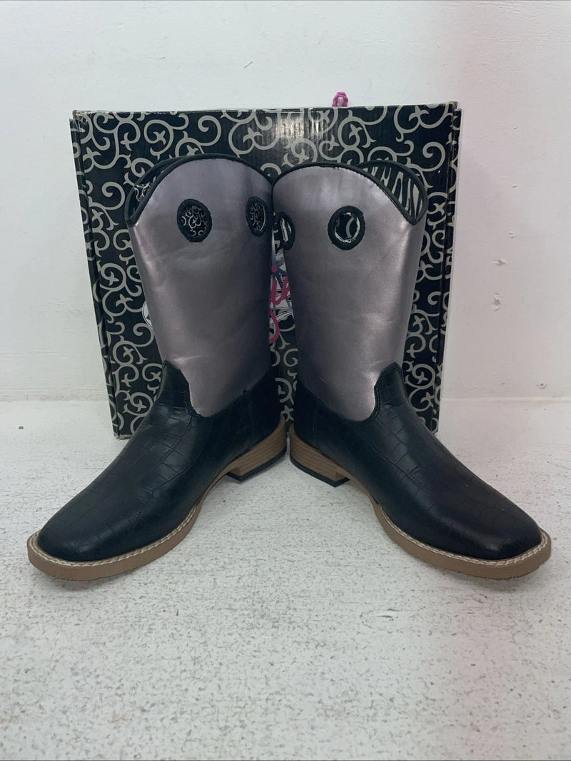 New Children’s Purple Blazin Roxx Cowboy Boots. 4451201 2.5 2 1/2. 23-145